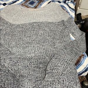 gray sweater
